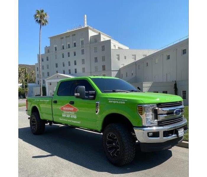 SERVPRO truck.